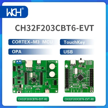 2db/Sok CH32F203 EVT Testület, Cortex-M3 MCU, USB, Alacsony fogyasztású Mód, OPA, Touchkey, LEHET, 2-vezetékes Debug Felület