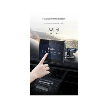 FM Transmitter AUX Autó, MP5 Lejátszó, Vezeték nélküli Wifi Érintőképernyős Apple CarPlay Android Nélkül tolatókamera