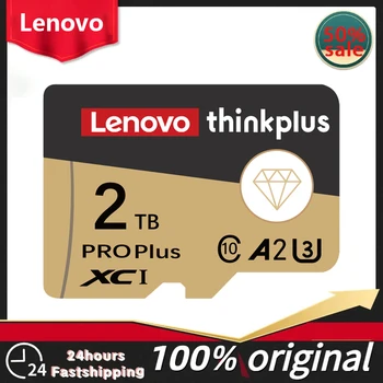 A Lenovo Mini SD Memóriakártya 64/128/256/512 gb-os Flash SD/TF Kártyával Akár 100MB/s Csomag Ingyenes SD Adapter Telefon, Tablet SD Kártya