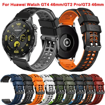 Szilikon Sáv A Huawei Óra GT 4 Heveder 22mm Csere watchband Karkötő GT4/GT 2/3/GT2 Pro 46mm/Watch 4 Pro Heveder