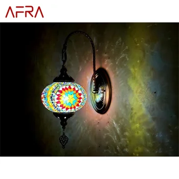 AFRA Retro Fali Lámpák Nosztalgia Kreatív Beltéri Dekoratív Otthon Nappali Hotel Bárjában Folyosó Hálószoba