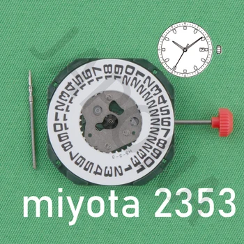 2353 mozgalom miyota 2353 Normál szállítási dátum kijelző japán mozgalom Három Kéz Naptári Dátum Fém kvarc