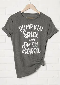 Skuggnas Tök Fűszer A Kedvenc évszakom T-Shirt Halloween vicces pamut póló unisex Tumblr Póló grunge gót Maximum