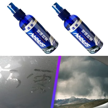 2db Autó Ablak Elől Bevonat Spray ablaktisztító Vízálló Esővédő Anti-Köd Ügynök Víztaszító Auto Accessori Szélvédő