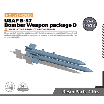 Yao Stúdió LY144263D 1/144 Modell frissítés Alkatrészek LÉGIERŐ B-57 Bombázó Fegyver csomag 4db D