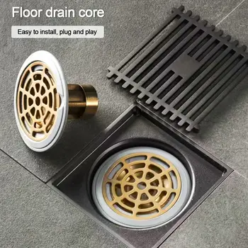 Fürdőszoba Kiegészítők, Csatorna Zuhany Gátló Rovar Pecséttel dugót Így a Valve Anti-szag padlóösszefolyó Core