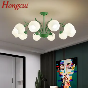 Hongcui Zöld Csillár Lámpa LED Kreatív, Egyszerű, Friss Design Üveg Medál függő Lámpa Otthoni Nappali, Hálószoba