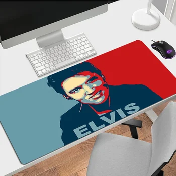 E-Elvis Mause Pad Számítógépes Egér Szőnyeg Gamer Billentyűzet Asztal Mat Játék Tartozékok Mousepad Irodai Szőnyeg Sebesség Szőnyeg Nem csúszik