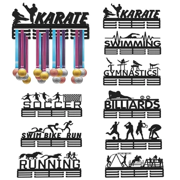 Karate Medál Akasztó Kijelző Sport Kitüntetés Birtokosa Több mint 60+ Kitüntetések Odaítéléséről Vas Jogosultja Rack Keret, Fali, Lógott az Érmes