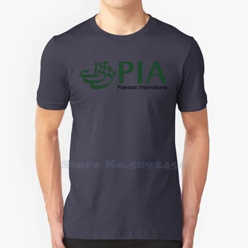 PIA (Pakistan International Airlines) Márka Logó 2023 Streetwear Póló kiváló Minőségű Grafikus Póló