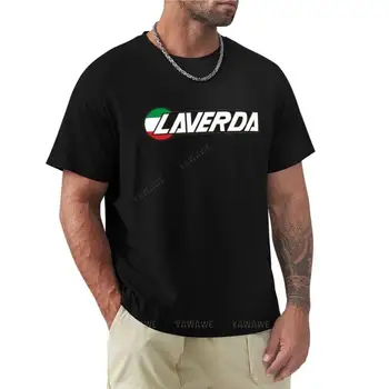 új fekete póló férfi ruházat Laverda neve T-Shirt plus size maximum nyári ruha póló férfi férfi sima póló