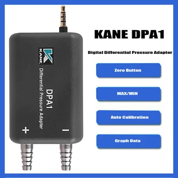 KANE DPA1 Digitális nyomáskülönbség Adapter w/ App Intézkedések Pozitív, Negatív nyomáskülönbség;Adatok tartani,KANEDPA1.
