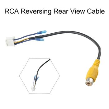 10-Pin Visszapillantó Tolató Kamera Kábel Adapter Autó Sztereó Rádió-DVD-RCA Kábel Csatlakozó RCA Hátrameneti Tükör-Csatlakozó