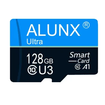 ALUNX-Micro TF SD Kártya, Flash Memória Kártya, Class 10, Támogatja a Mobiltelefonok, UAV, UAV, 100% Eredeti, 128GB