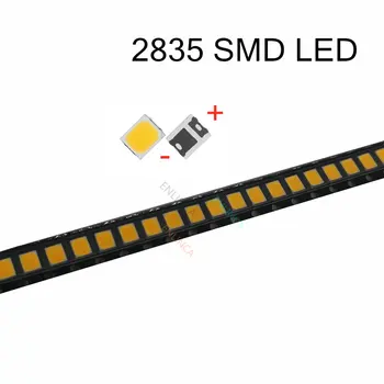100-as SMD 5730 2835 3V 6V 9V 18V 0,5 W Chip LED lámpa 50-60 LM Led Dióda fény Beltéri LED Szalag Reflektor izzó