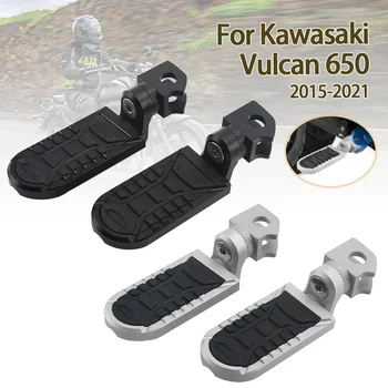 Motorkerékpár Első Lábtartó Állítható Kiterjesztése Csökkenti A Láb Csapok Forgatható FootPegs Többi A Kawasaki Vulcan 650 2015-2021