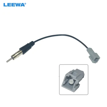 LEEWA 10X Autó 1PIN Női ISO Férfi Plug Rádió Antenna Adapter Honda CRV Civic Accord Egyetlen Fejét Rádió Vezeték-Kábel #CA6740