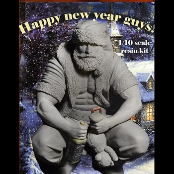 1/10 MODERN, Boldog új évet, emberek! MELL Gyanta ábra modelleket, Miniatűr katona Összeszerelt Festetlen