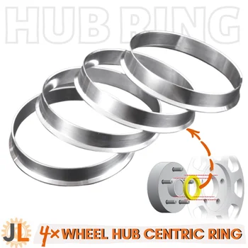 Hub Központú Gyűrűk 66.6-66.2 Kerék Közepén Hub Gyűrűt Viselte Spacer Alumínium Ötvözet Db(4)