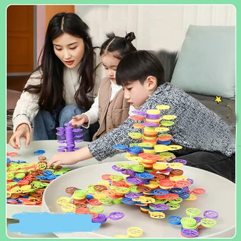 Gyerek DIY Patchwork építőelemek Építeni Puzzle Játékok Egymásra Játék Tégla Szülő-gyermek Tevékenységek Gyermek Oktatási Gyermek 3+