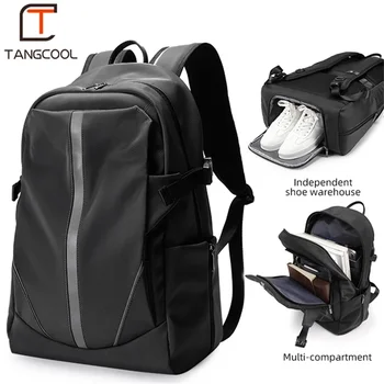 laptop hátizsák, cipő rekesz, Nagy Kapacitású Laptop Hátizsák Vízálló Utazás táska