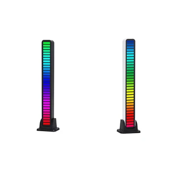 Hang Szint Fények,az APP Vezérelt RGB Vezeték nélküli hangvezérlés Zenei Spektrum LED Kijelző Autó Asztali