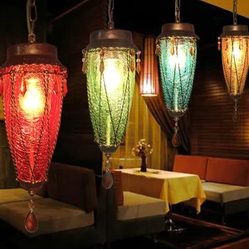 Csehország Medál Lámpa Haza Luminaria Dekoráció Türkiye Kézzel Készített Üveg Csillár Mennyezeti Étkező Égők Lámpatestek
