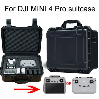 A DJI Mini 4 Pro sokoldalú Tároló Esetben Fekete Hordozható A DJI Mini 4 Pro robbanásbiztos Doboz