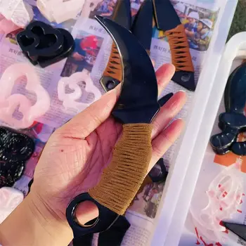 Természetes Kristály Obszidián Tőr, Valamint Csatabárd Eredeti Kő Modell Kés Polírozás Unbladed Kés Modell Crystal Kézműves