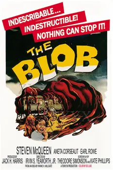 Klasszikus Sci-Fi Horror Film Poszter A Blob